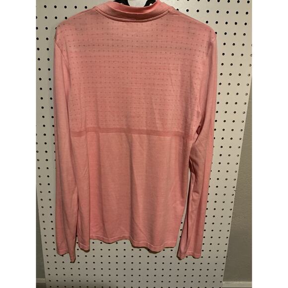 Nike Golf Womens Active Dri 1/4 Zip Top Salmon Medium Running Used - Picture 5 of 5